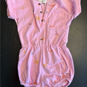 Miki Miette Pink Baby Romper
